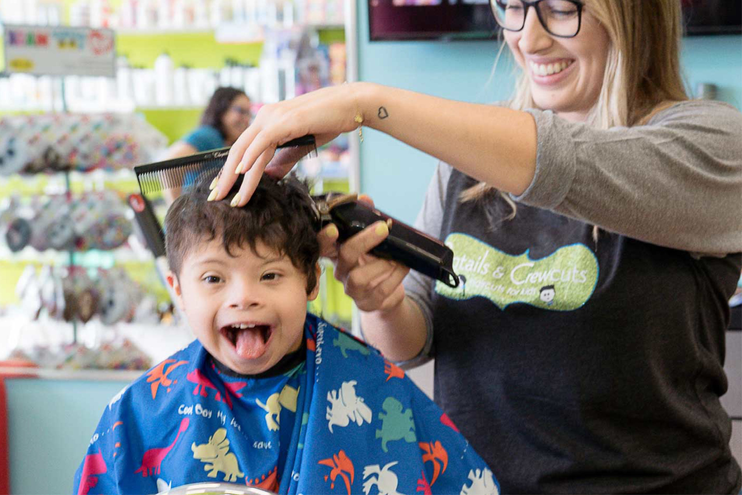 Haircuts for Kids with Special Needs & Sensory Differences - Pigtails &  Crewcuts