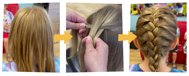 How to French Braid Your Child's Hair - Pigtails & Crewcuts